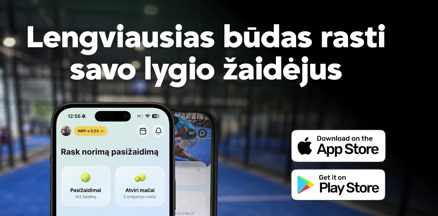 Atvirų pasižaidimų funkcija Winero programėlėje